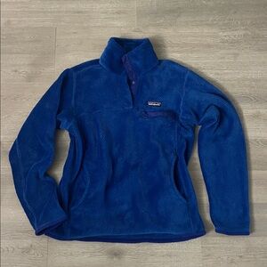 Patagonia women's Medium Royal Blue Fleece Jacket